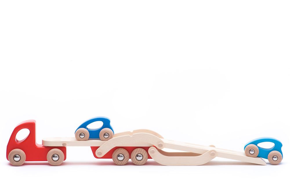BAJO houten autotransporter