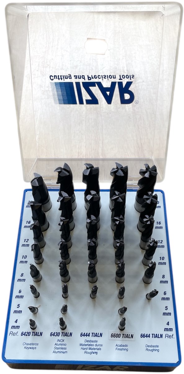IZAR spiraal boorset - 4-20mm verschillende spiraal bitjes