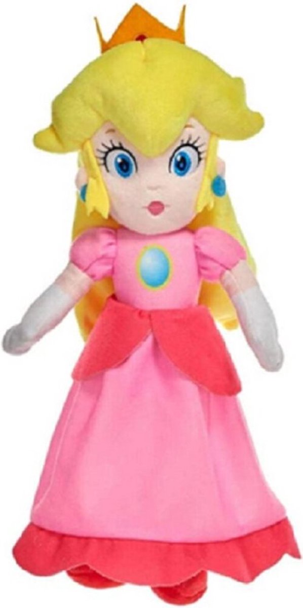 Simba Super mario pluchen knuffel peach, 27cm