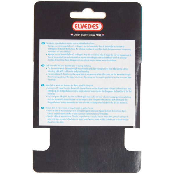 Elvedes Rem binnenkabel 2250mm T-nippel 6427RVS-49