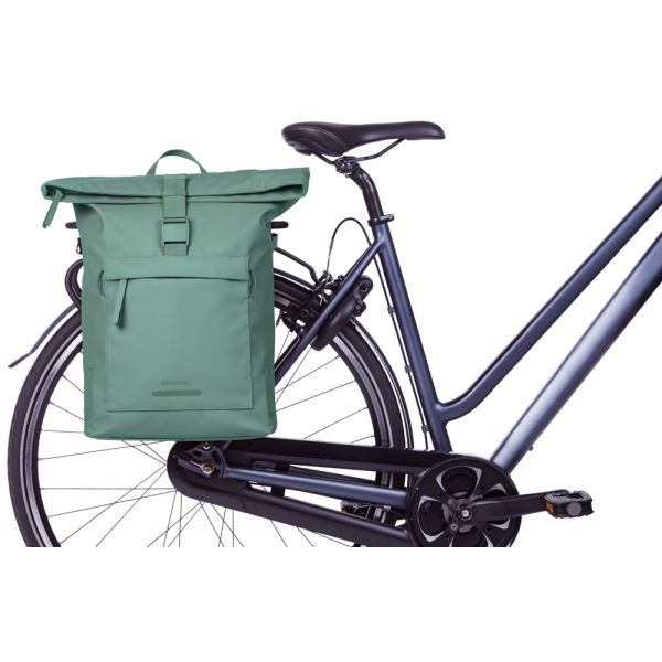 Basil B.V. Tas basil brooklyn enkel groen | mik hooks | 17l