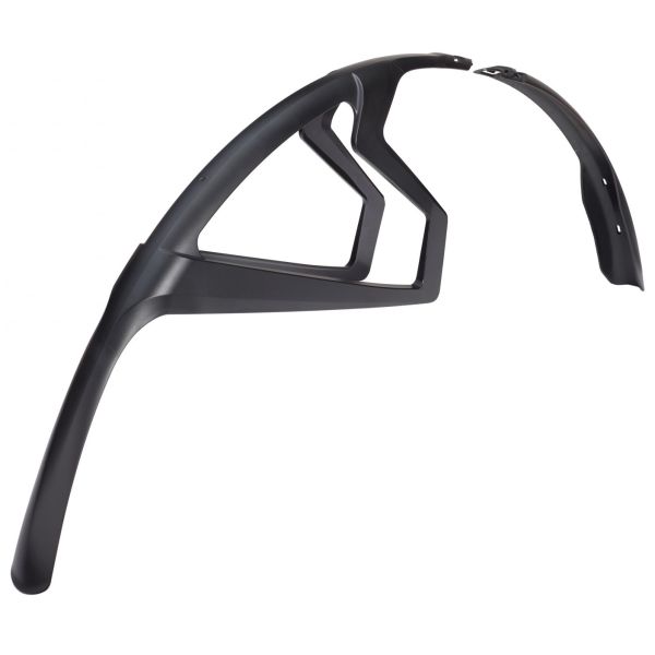 Polisport Spatbordset 28 r-mud 32mm - zwart