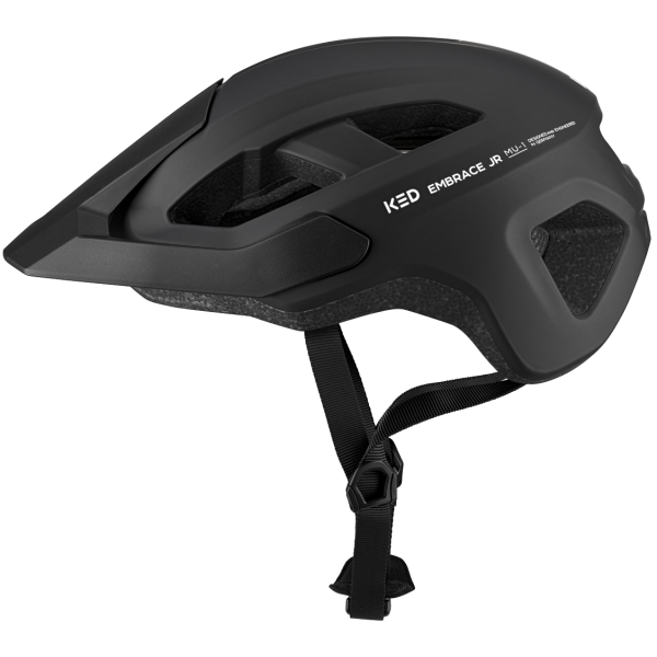 Ked Fietshelm embrace jr s-m (52-58cm) - mat zwart