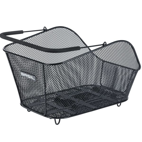 BASIL Fietsmand icon m met mik bevestiging 13 liter 39 x 24 x 14 - zwart