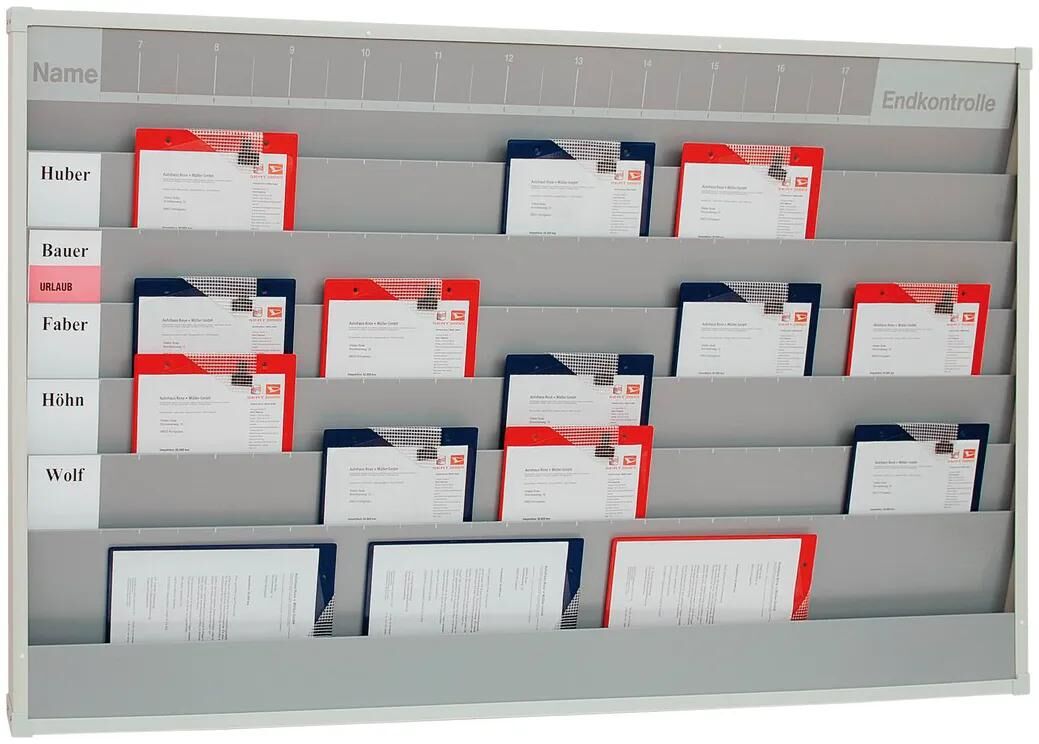 EICHNER plantafel schedule board car din a wide 6 rails