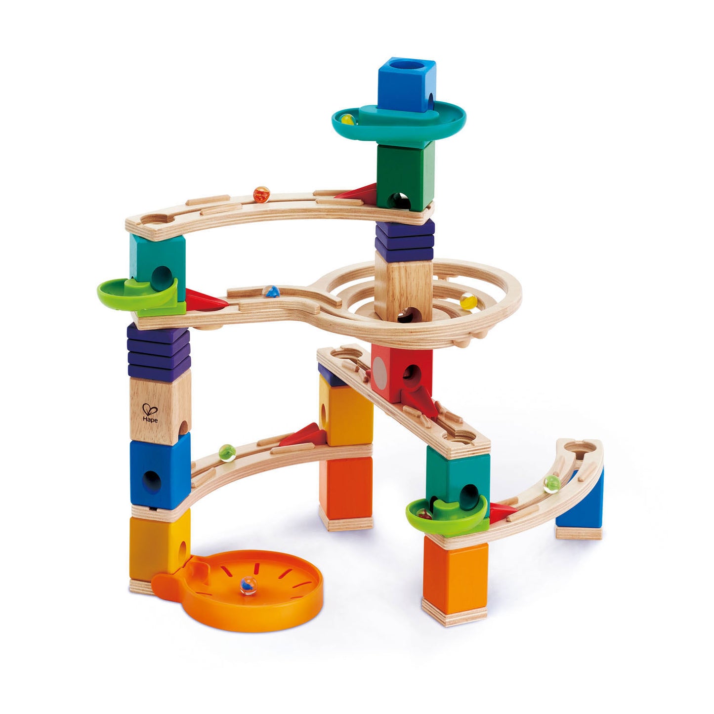 Hape Quadrilla houten knikkerbaan - cliffhanger