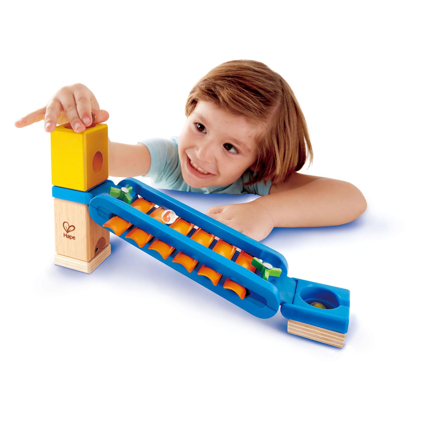 Hape Quadrilla knikkerbaan aanvulset xylofoon