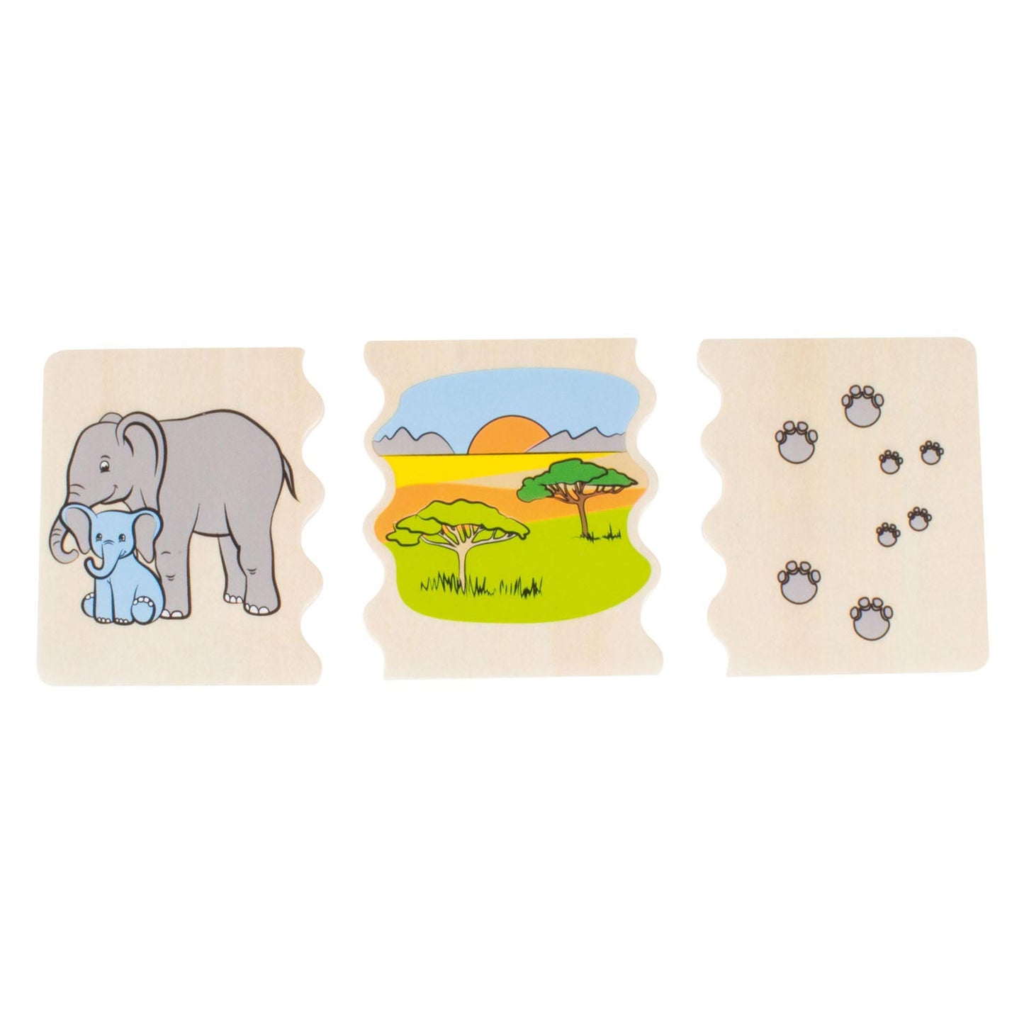 Beleduc cognito dierenmanieren herkennen houten kinderspel