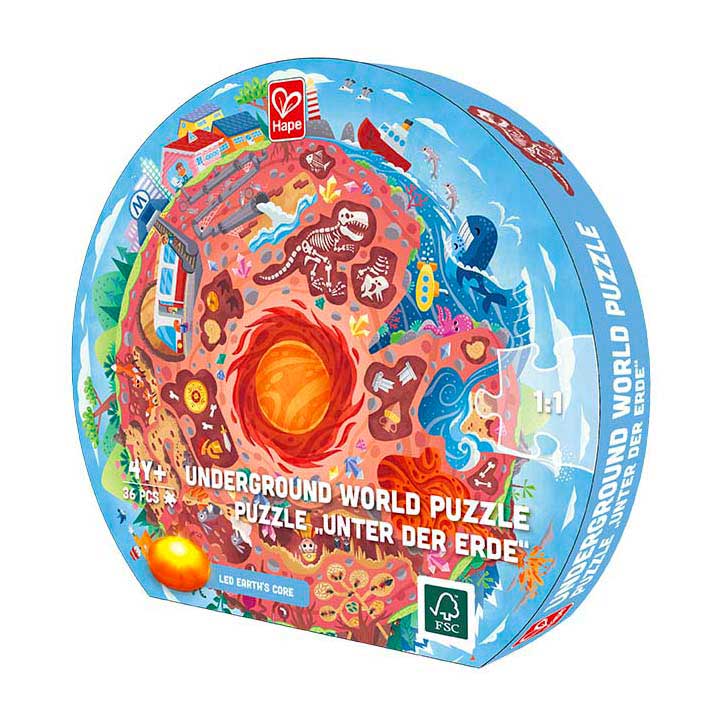 Hape Ondergrondse wereld puzzel