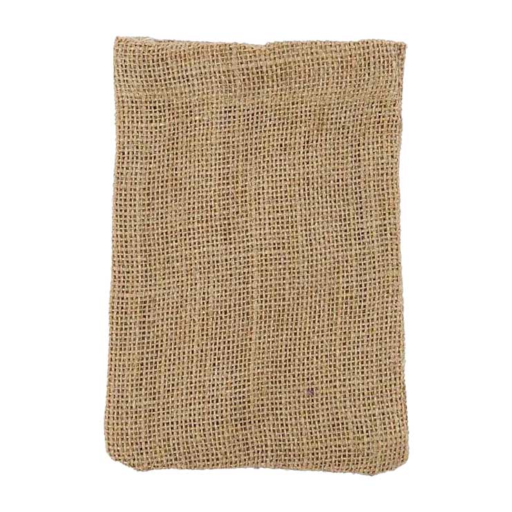 Creativ Company Jute zakje met trekkoord, 4 stuks