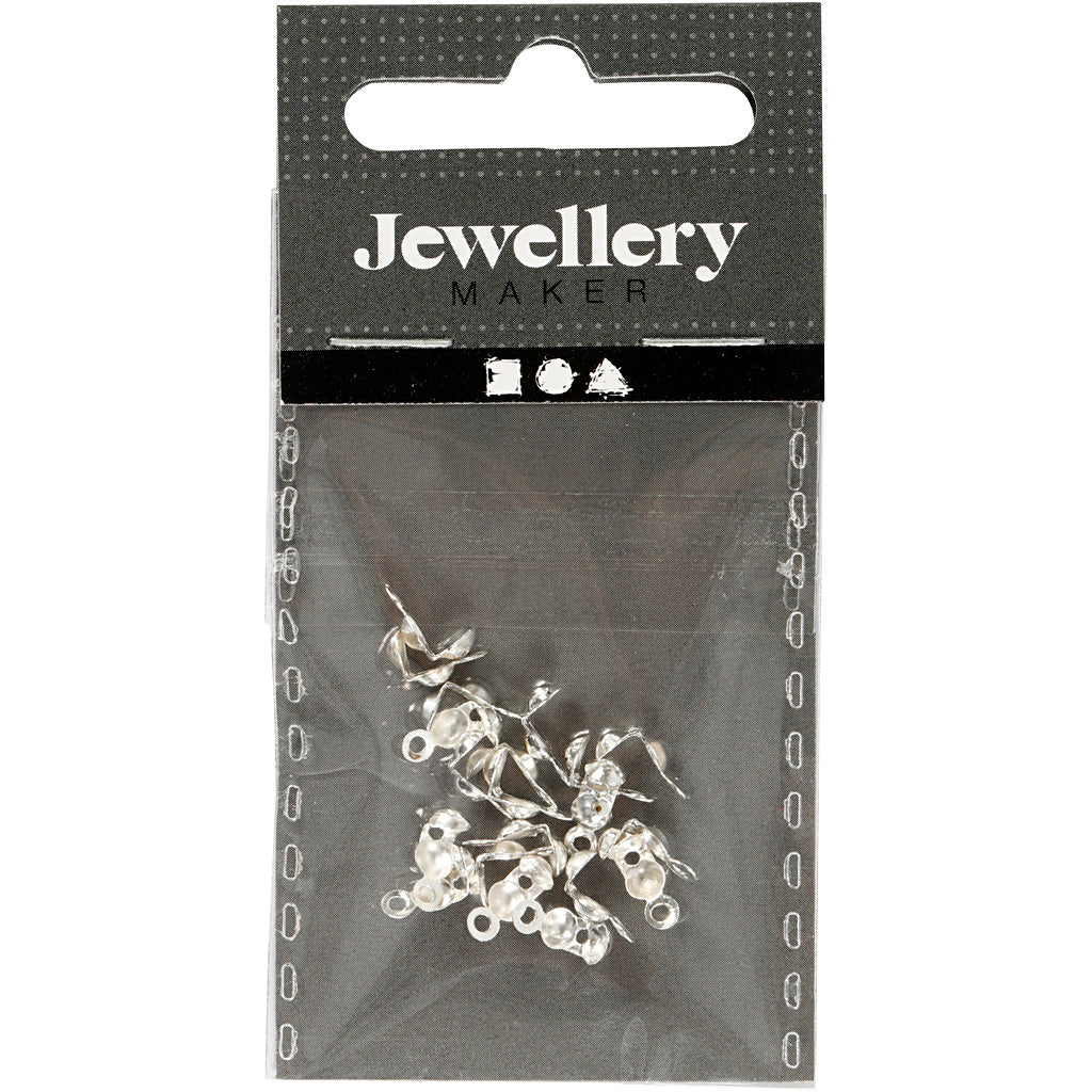 Creativ Company Https: www.cchobby.nl kalot-l-8-mm-d-3-mm-verzilverd-20-stuk-1-doos