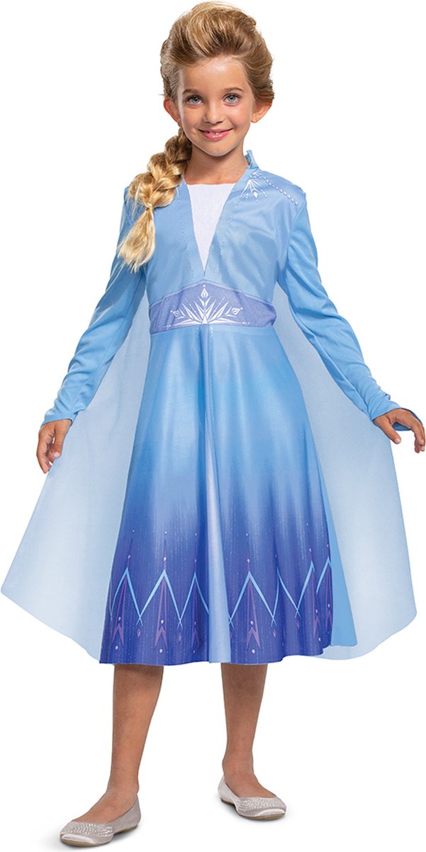 Disguise Disney - frozen 2, elsa op reis basic plus , maat s (5 - 6 jaar), meisjes