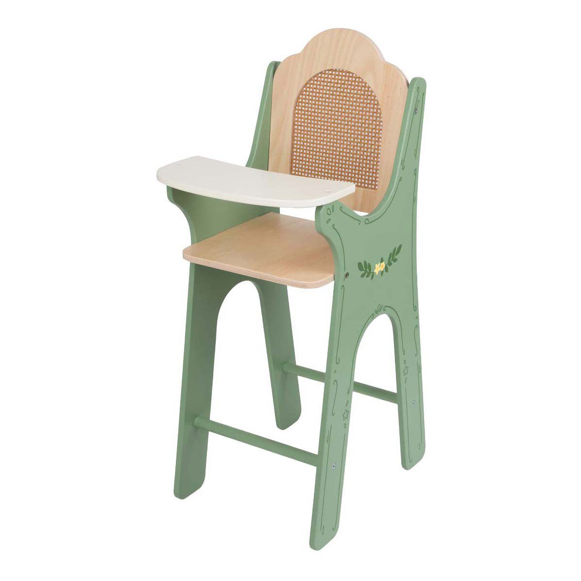 Classic World vintage houten babystoel