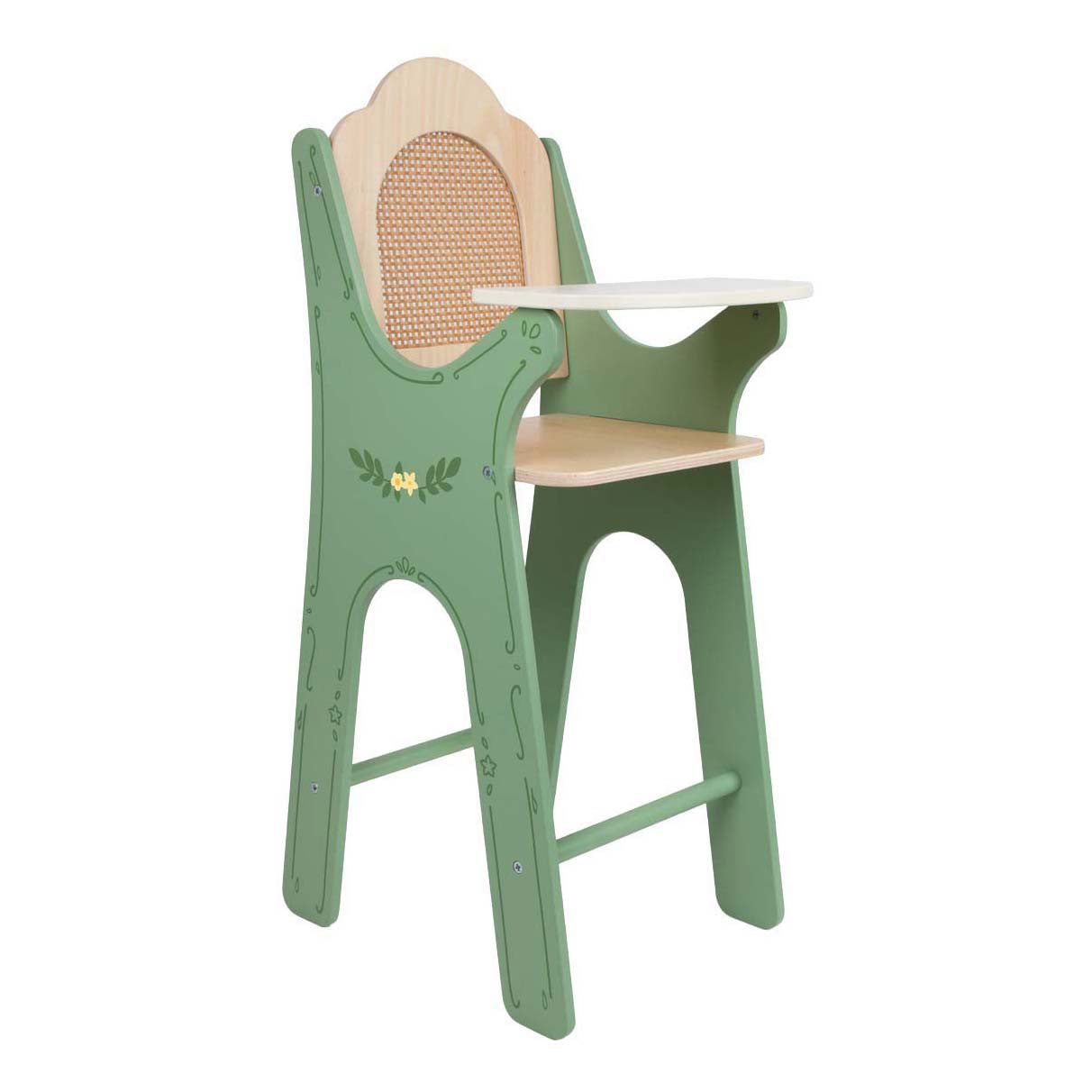 Classic World vintage houten babystoel
