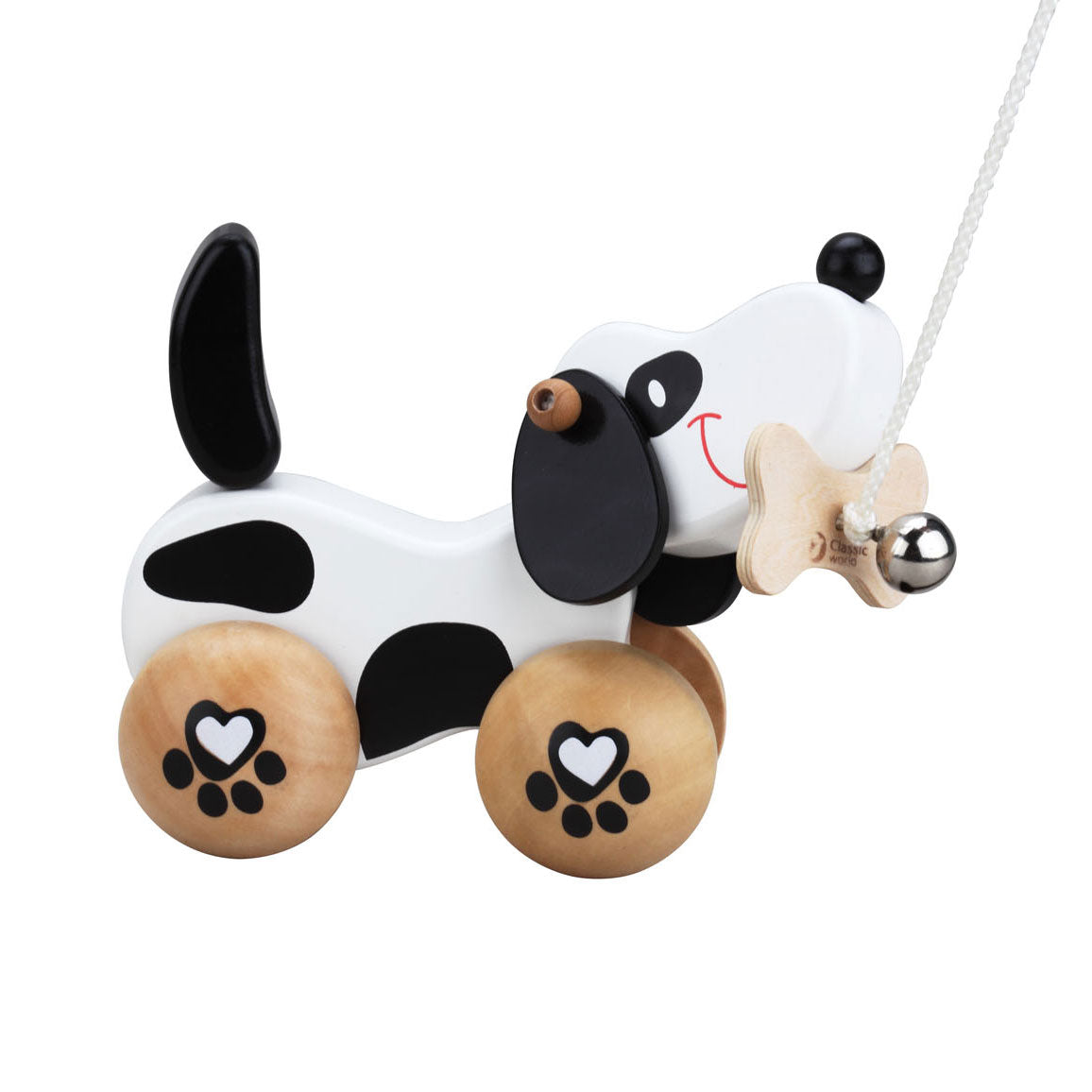 Classic World houten kwispel hondje