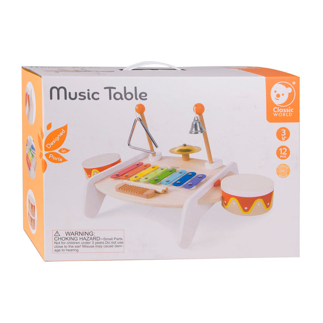 Classic World houten muziektafel