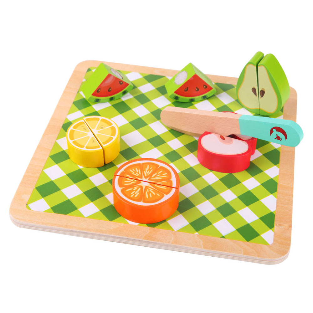 Classic World houten snijfruit, 20dlg.