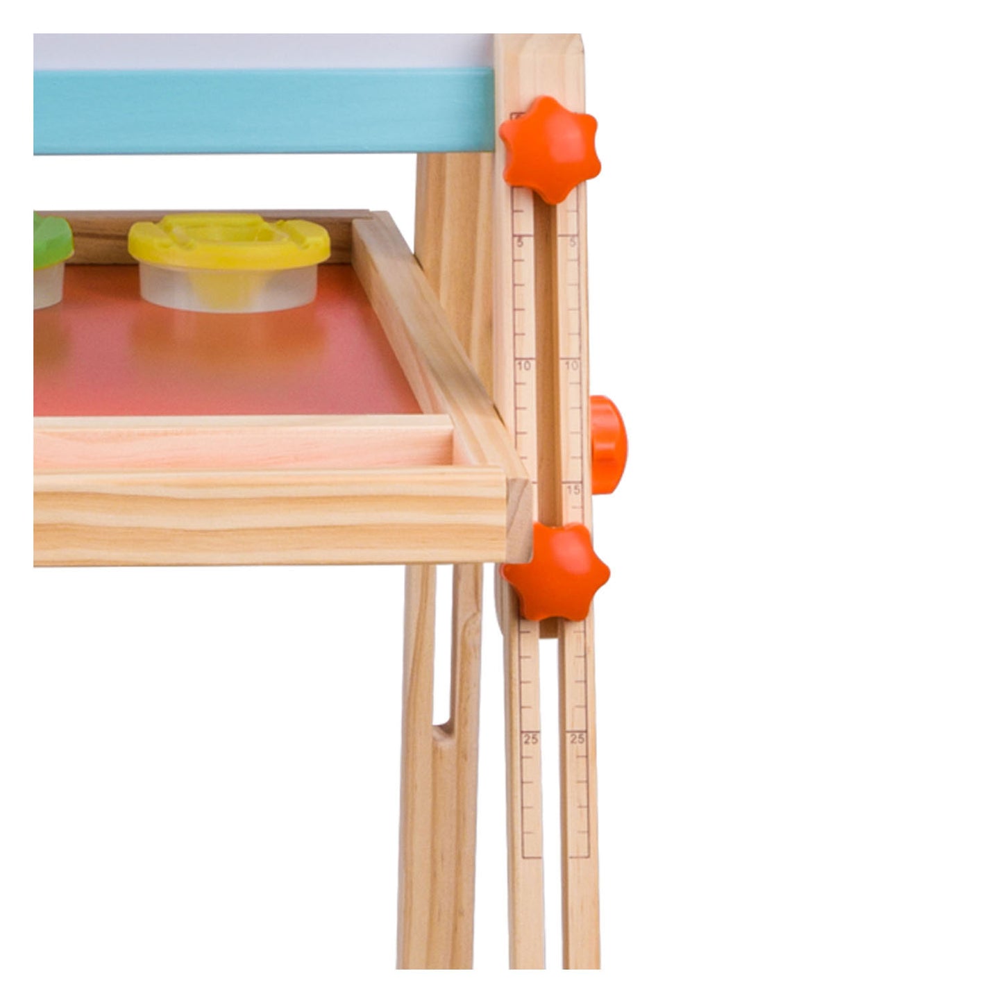 Classic World houten magneet- en schoolbord 2in1, 39dlg.