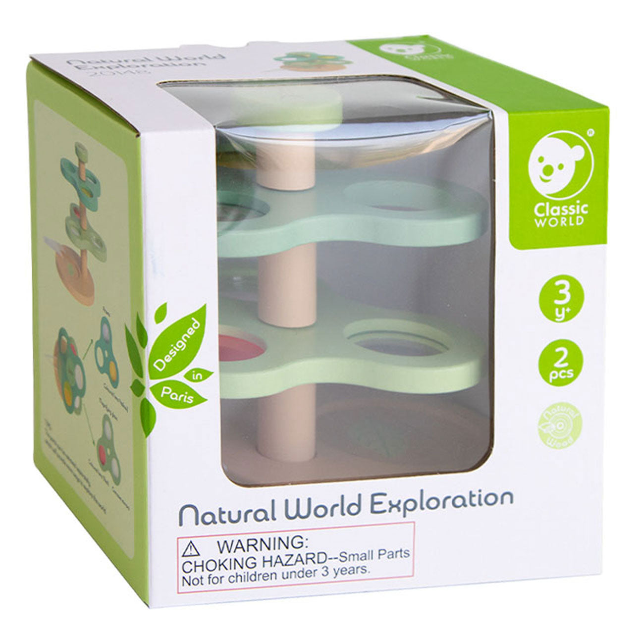 Classic World houten insecten en ontdekset, 2dlg.
