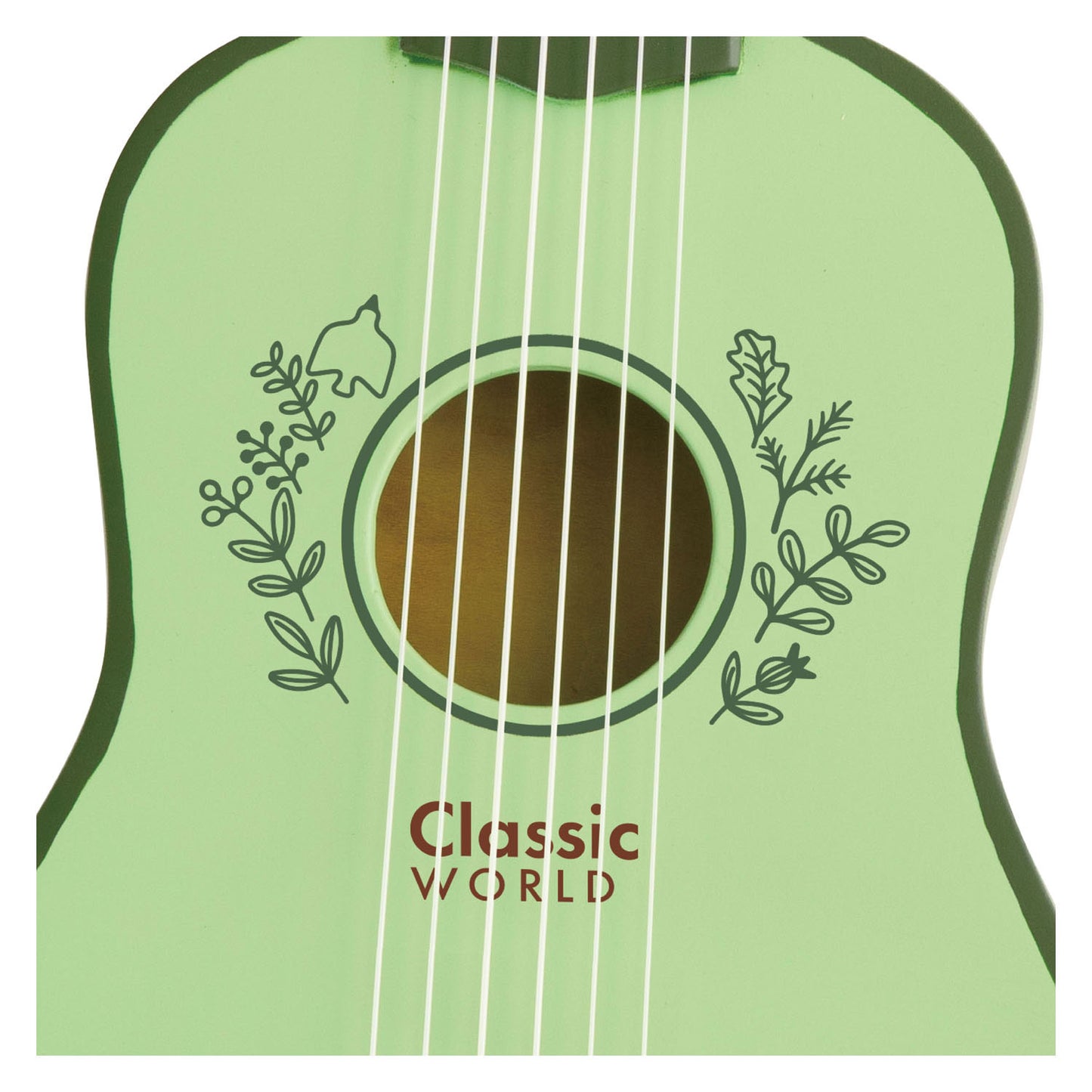 Classic World houten vintage gitaar