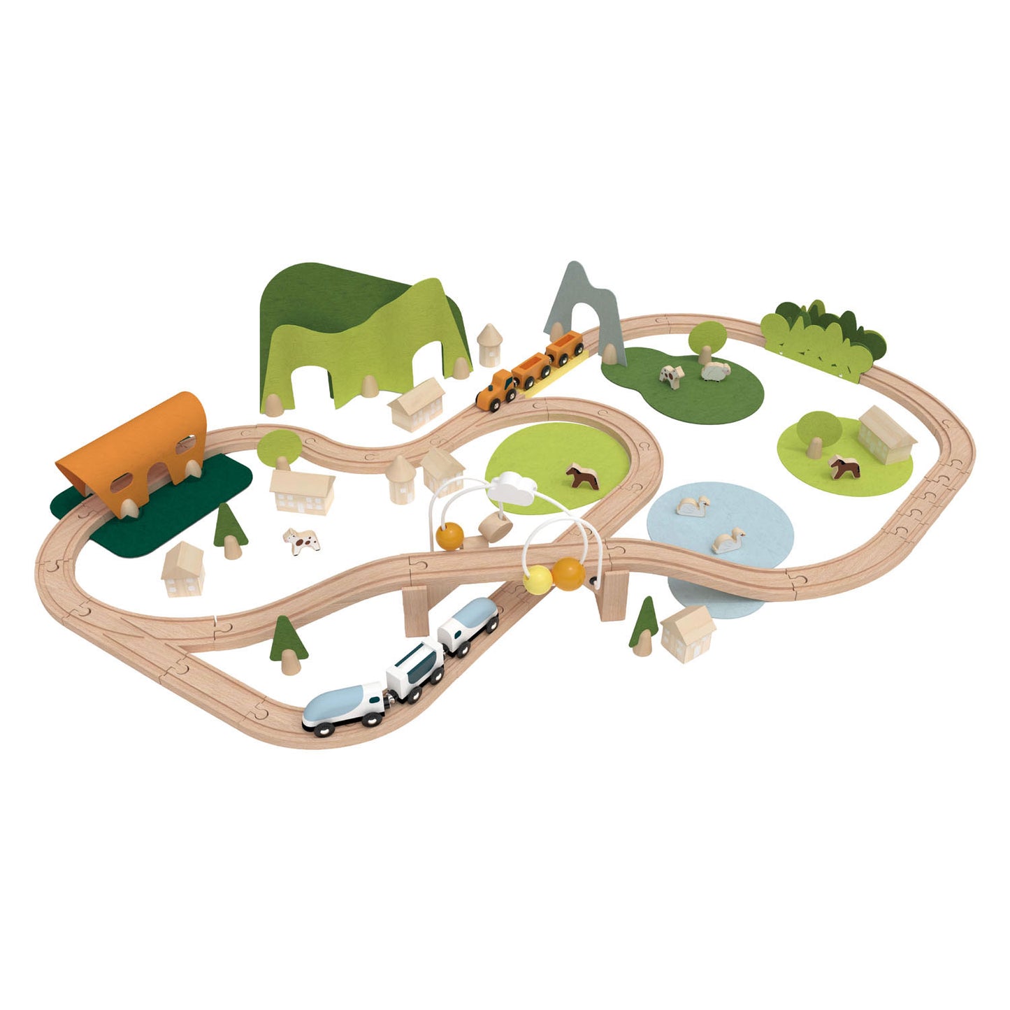 Classic World treinset natuur - 100dlg.