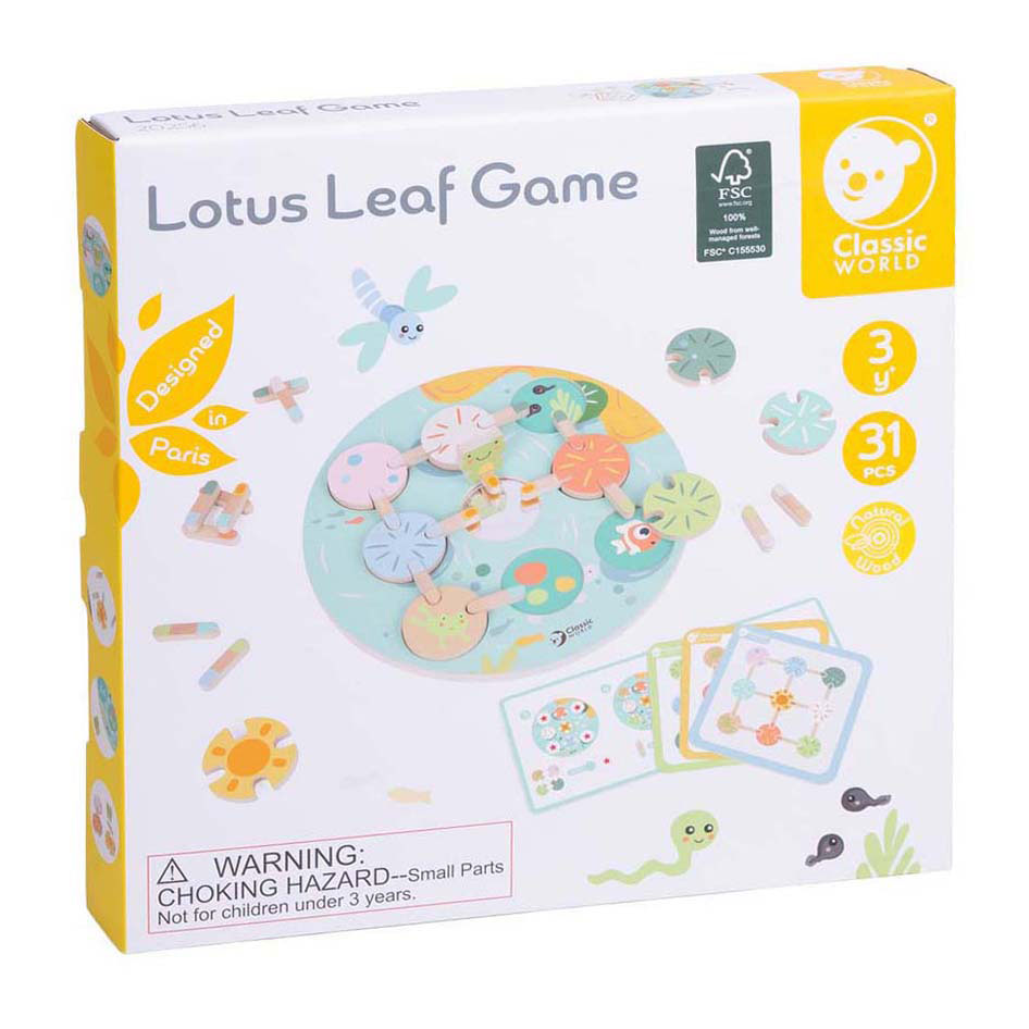 Classic World houten bordspel waterlelie