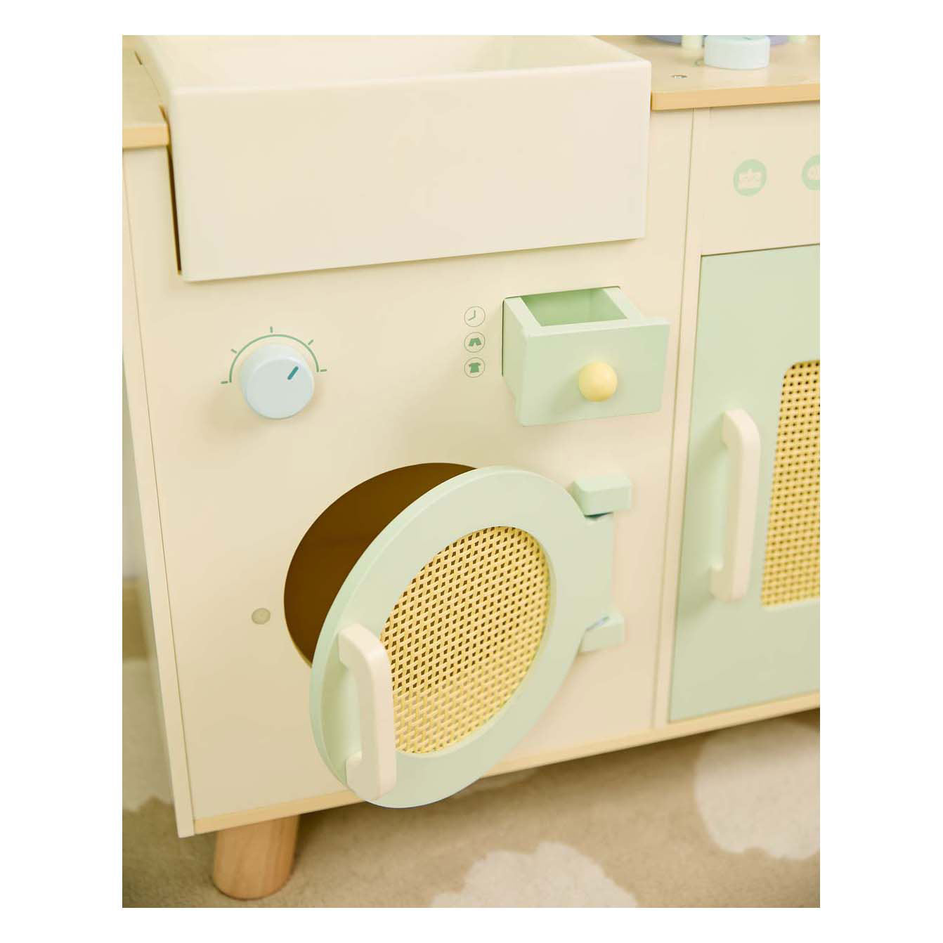 Classic World houten keuken met accessoires - 14dlg.