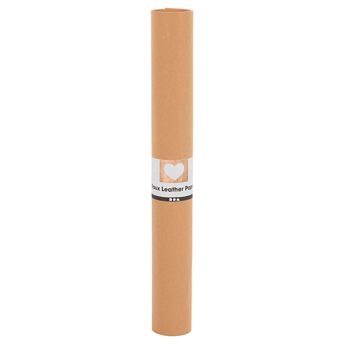 Creativ Company Faux leather papier lichtbruin, 1mtr.