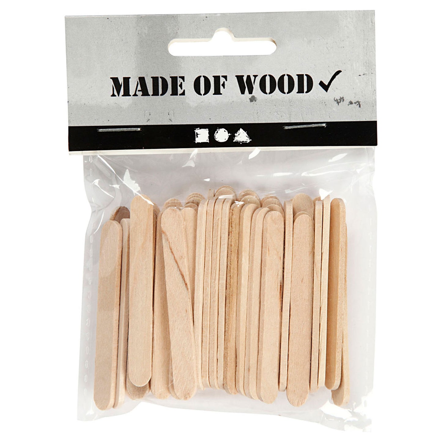 Creativ Company Houten knutselstokjes mini, 50st.