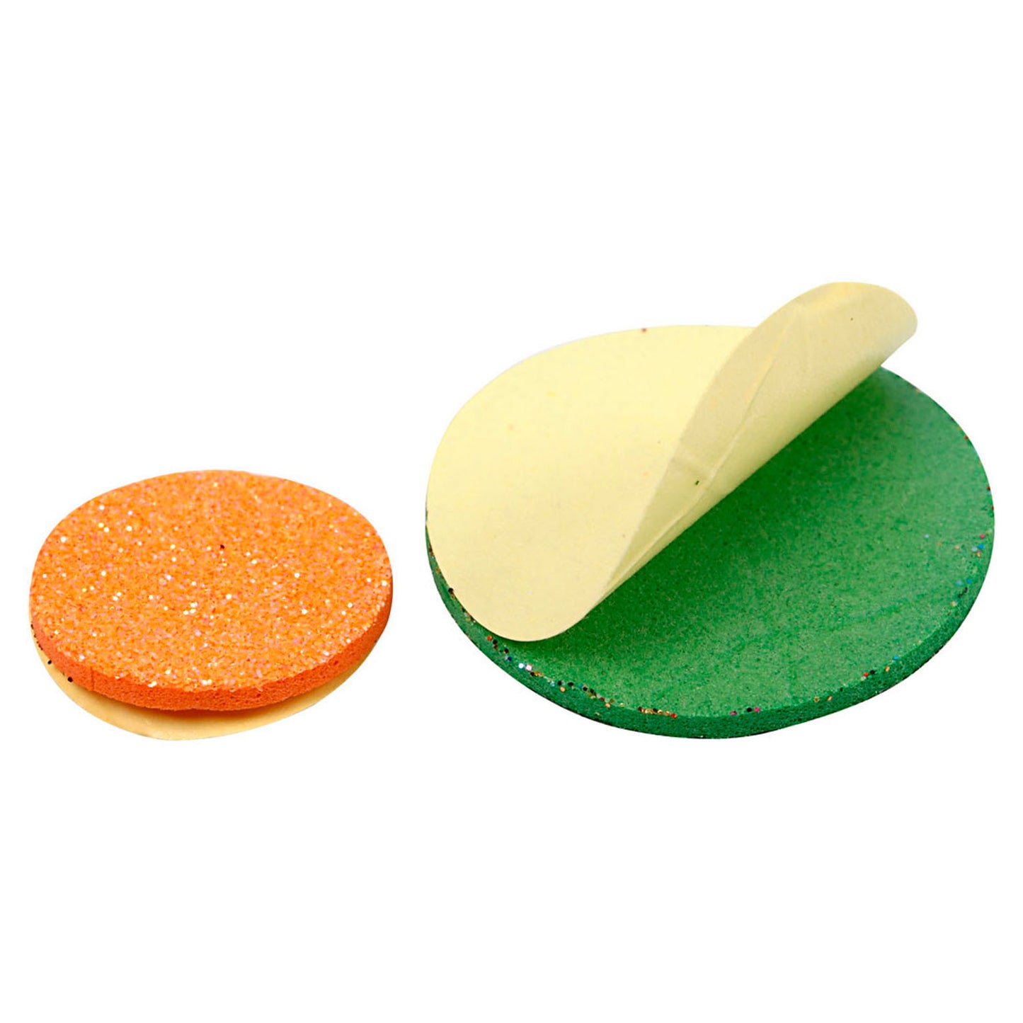 Creativ Company Foamvormen glitter cirkels, 150st.
