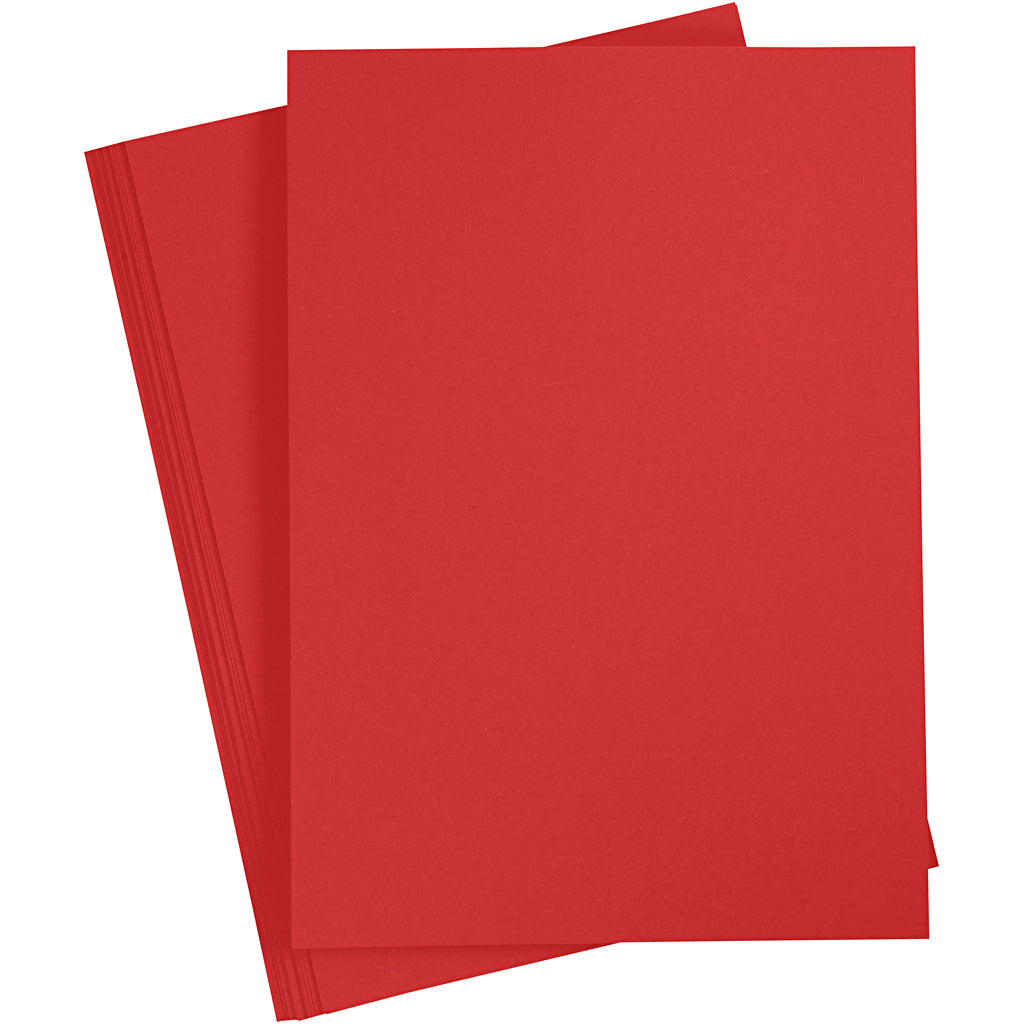 Creativ Company Papier rood a4 80gr, 20st.