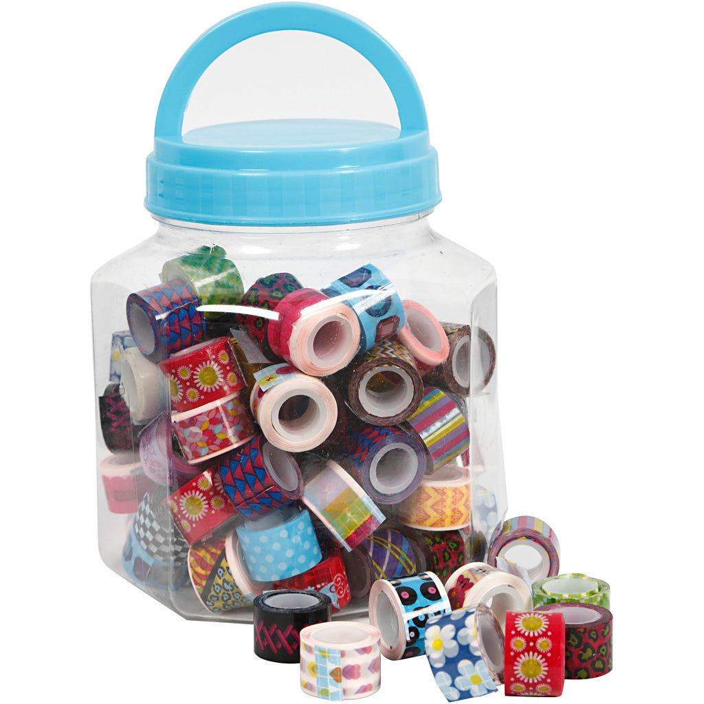 Creativ Company Tape met print in pot, 90st.
