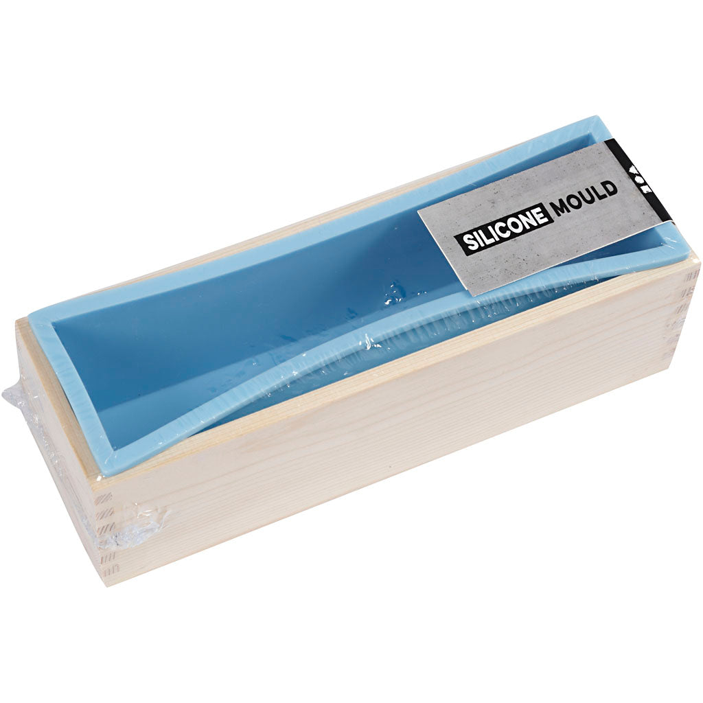 Creativ Company Silicone vorm in een houten box, 1500ml