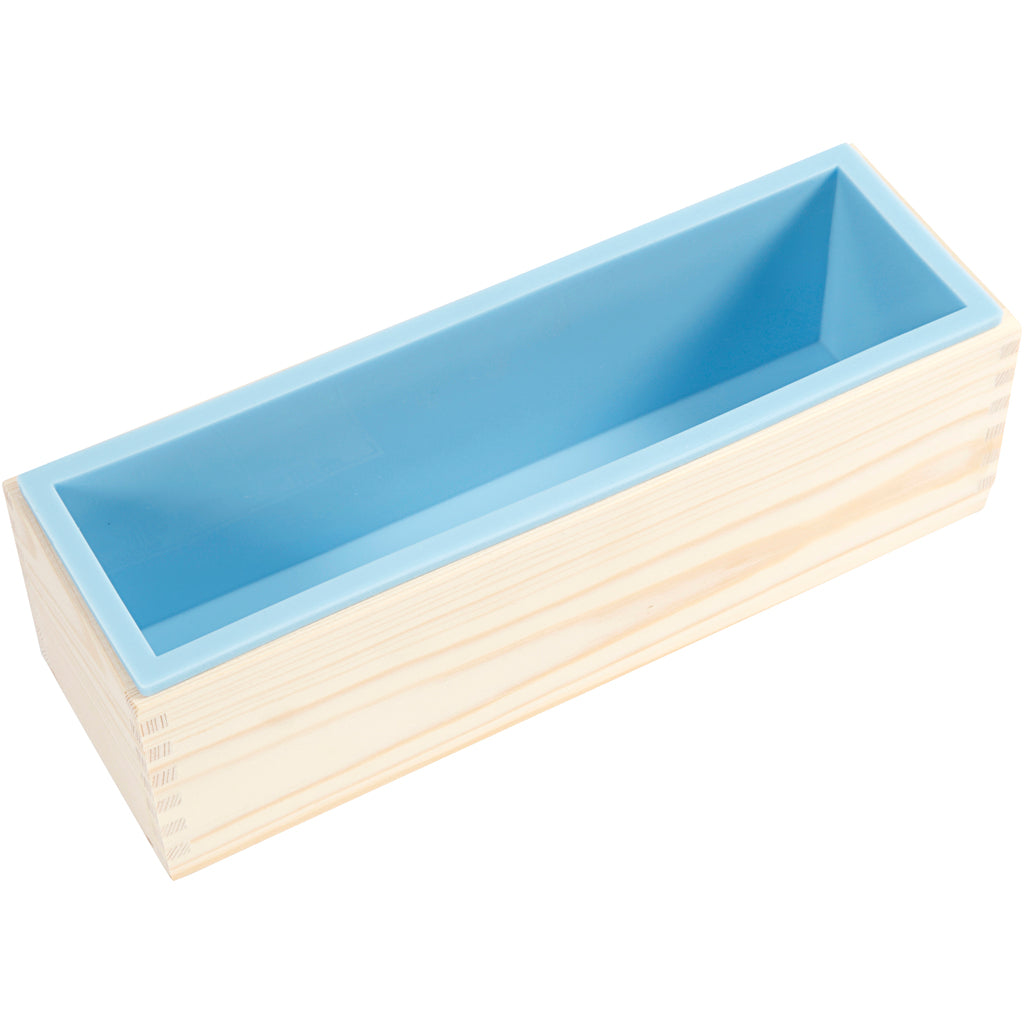 Creativ Company Silicone vorm in een houten box, 1500ml