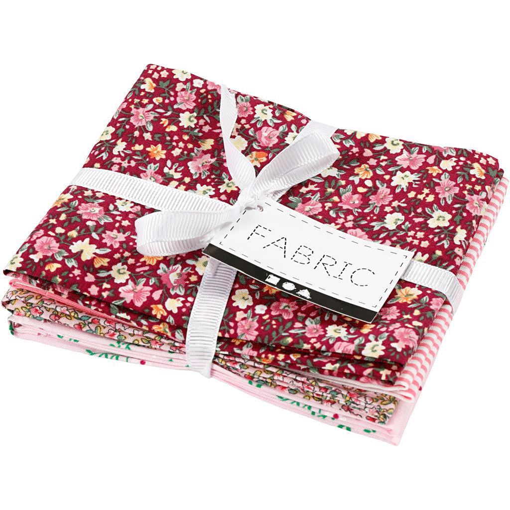 Creativ Company Patchwork stof roze 45x55cm, 4st.