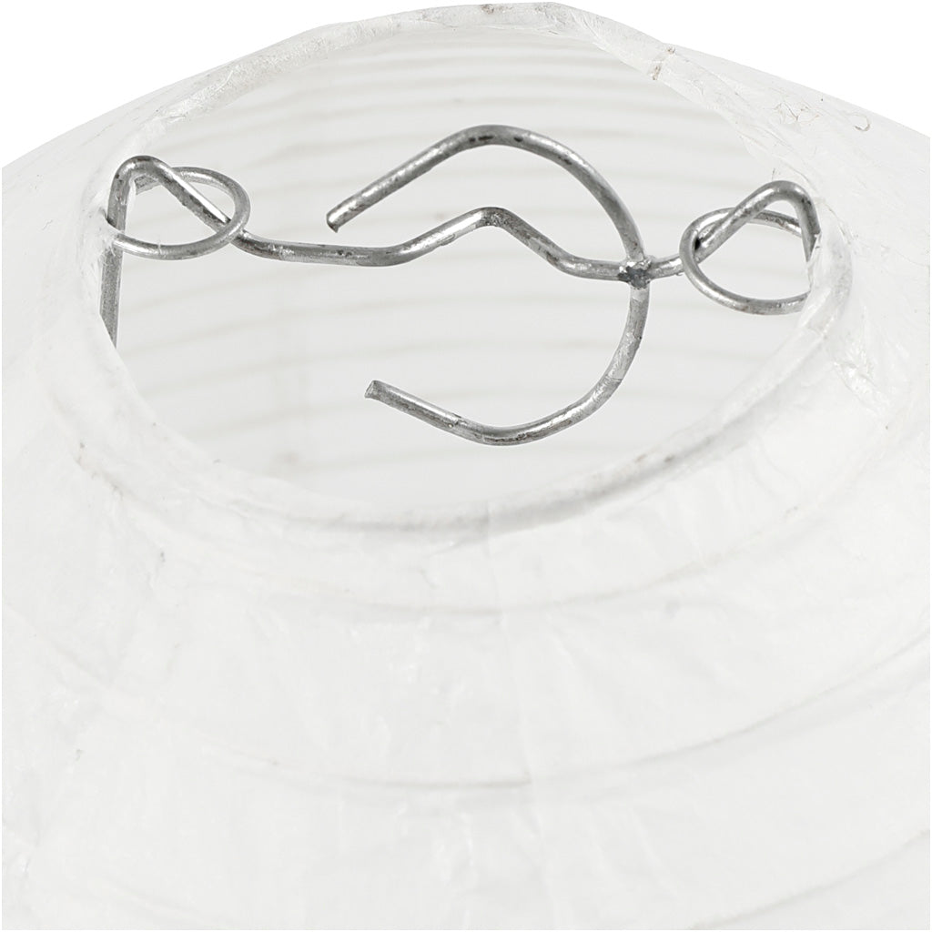 Creativ Company Rijstpapier lamp wit druppel, 27cm