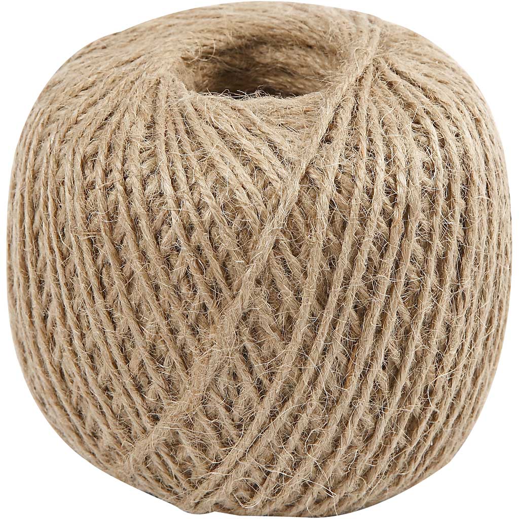 Creativ Company Natuurlijk hennep touw 2mm, 190m