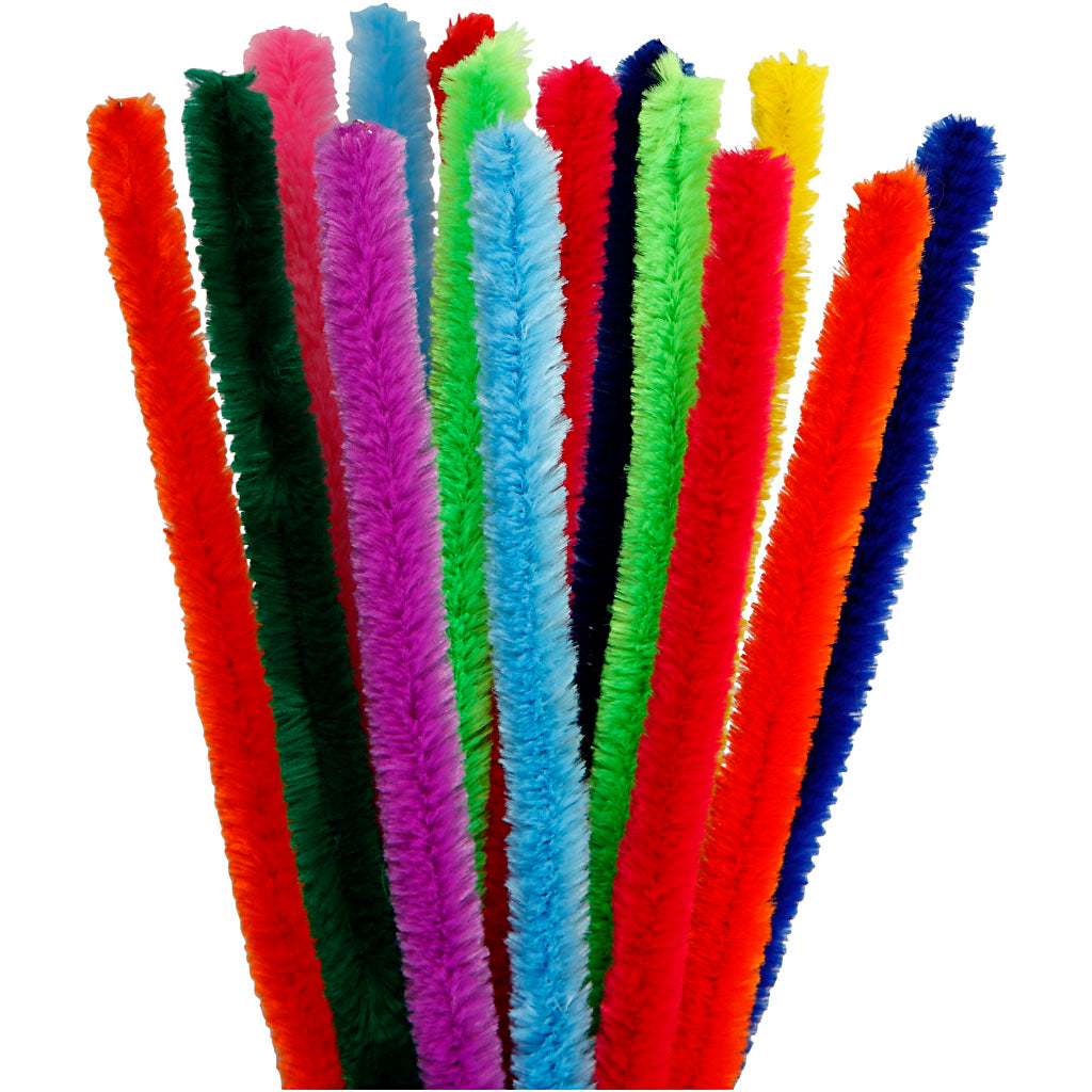 Creativ Company Chenille draad kleur 30cm, 15st.