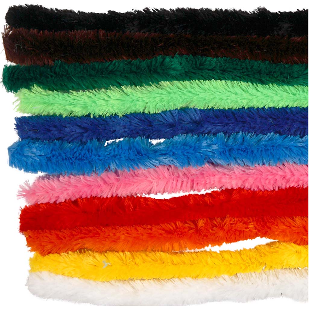 Creativ Company Chenille draad kleur 45cm, 60st.