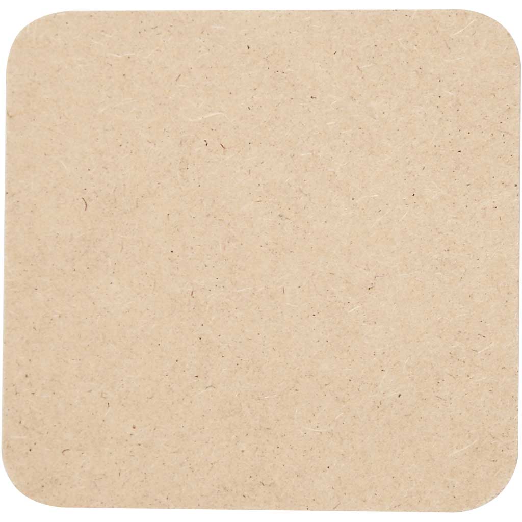 Creativ Company Onderzetters mdf 10x10cm, 50st.