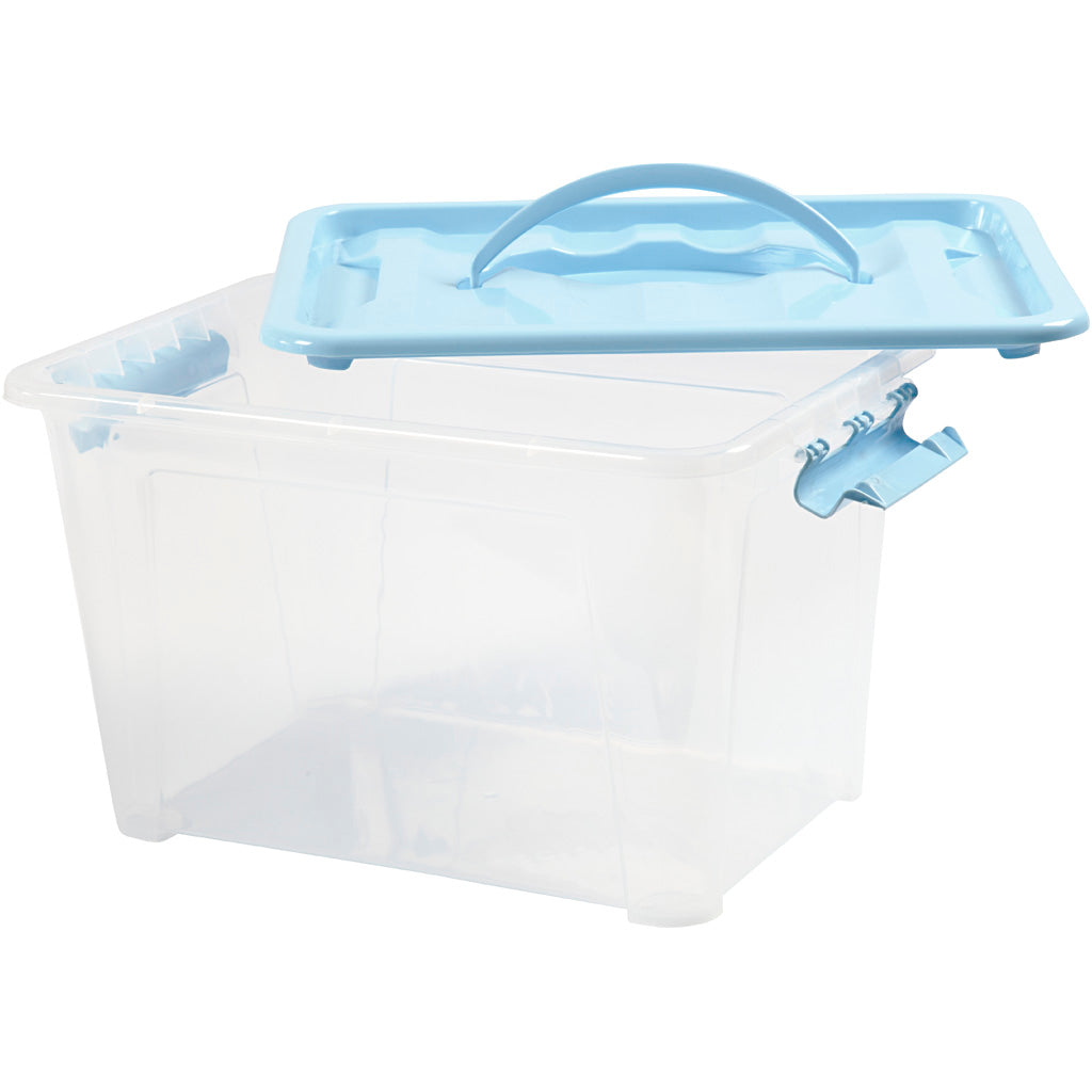 Creativ Company Hobbybox blauw met creatieve materialen, 1st.