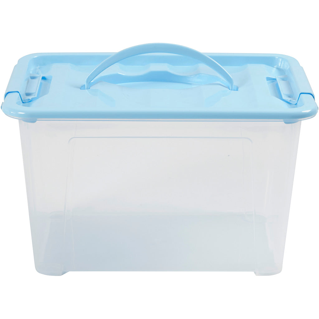 Creativ Company Hobbybox blauw met creatieve materialen, 1st.