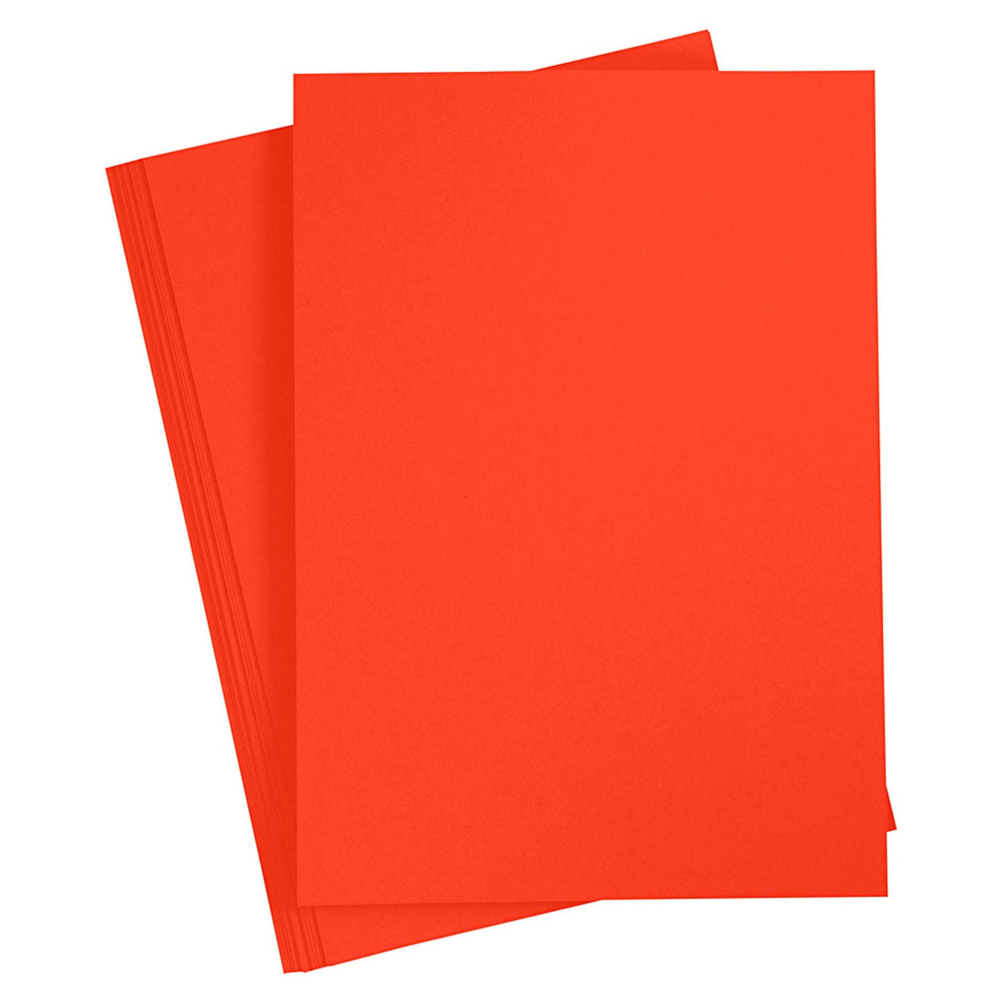 Creativ Company Gekleurd karton helder rood a4, 20 vel