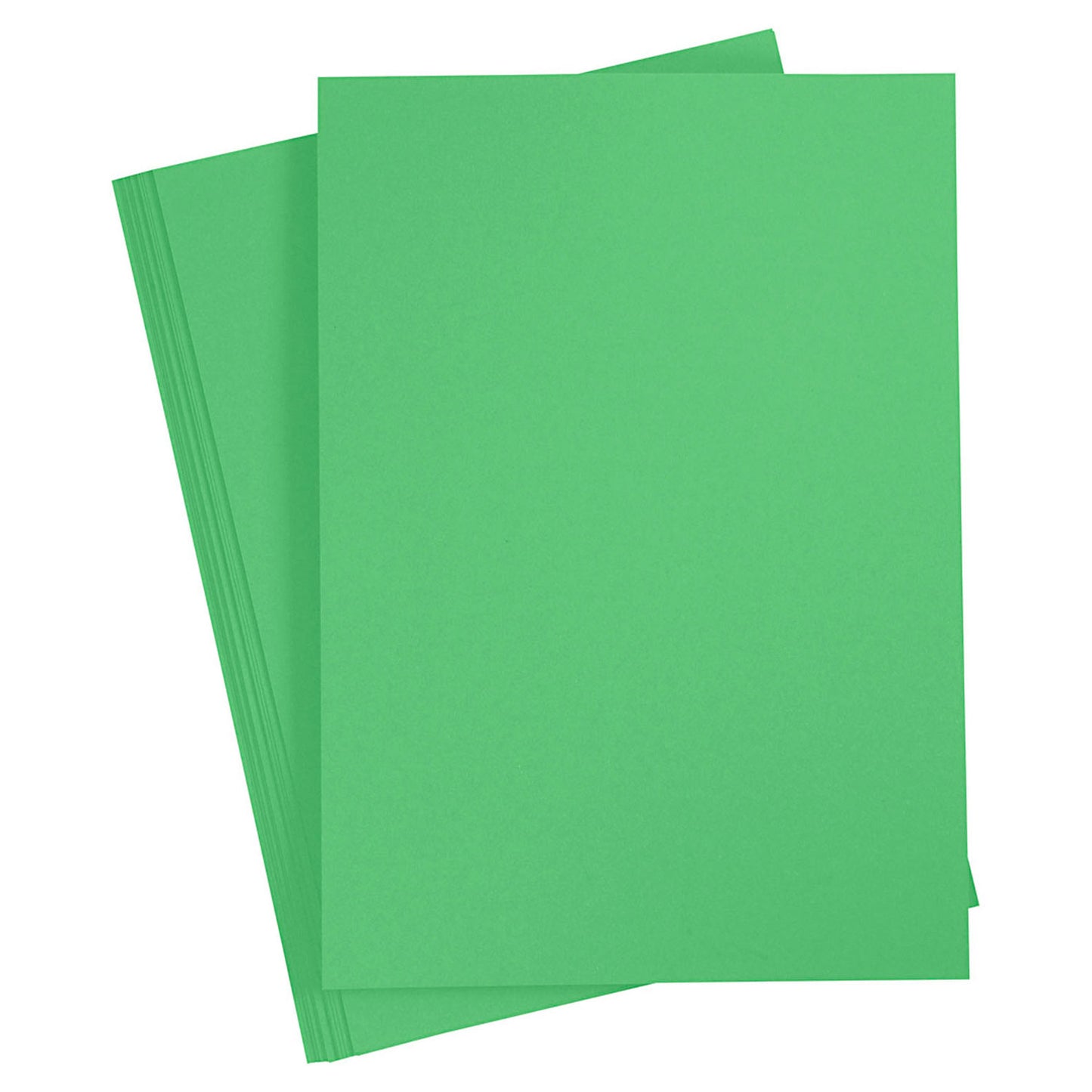 Creativ Company Gekleurd karton gras groen a4, 20 vel