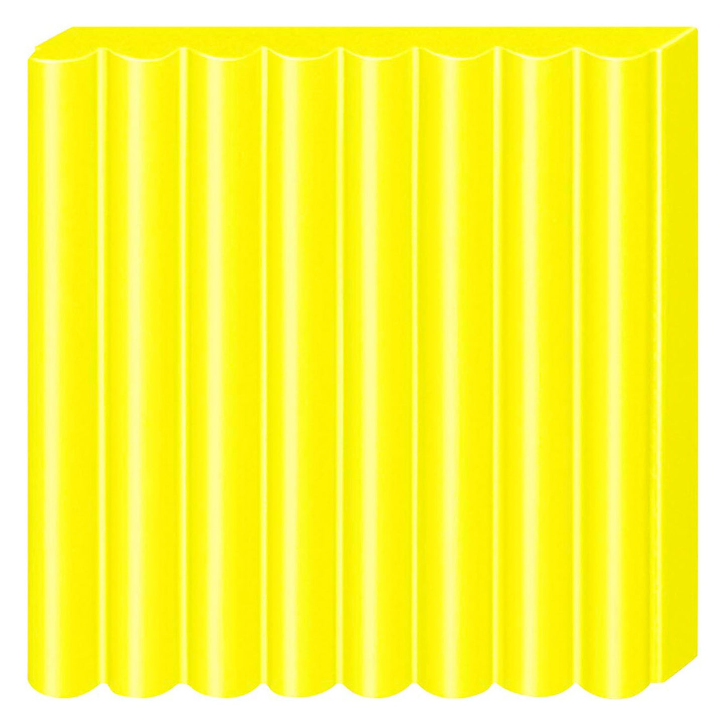 Fimo effect boetseerklei neon geel, 57gr