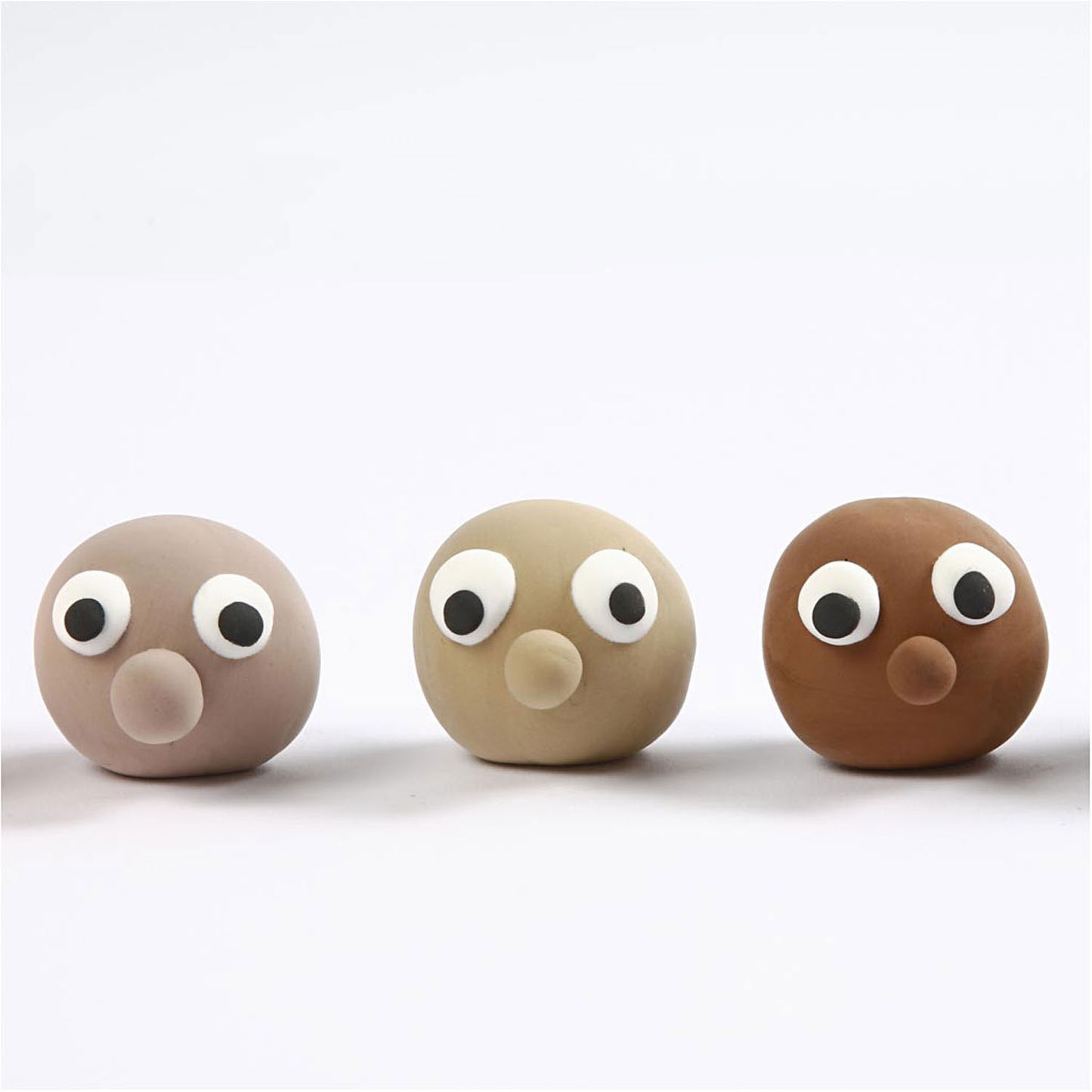 Creativ Company Silk clay, huidskleur, 6dlg.
