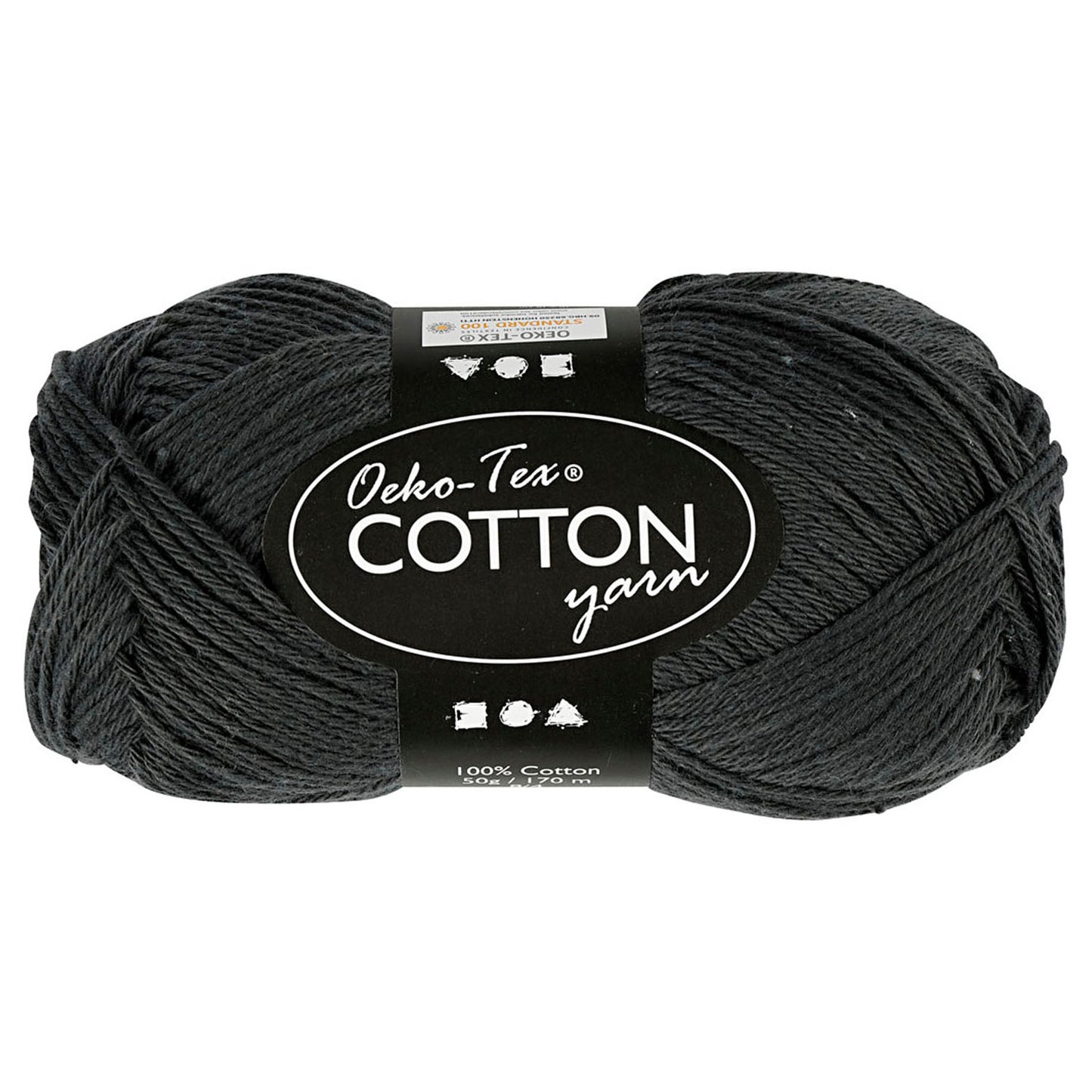 Creativ Company Katoengaren, antraciet, 50gr, 170m