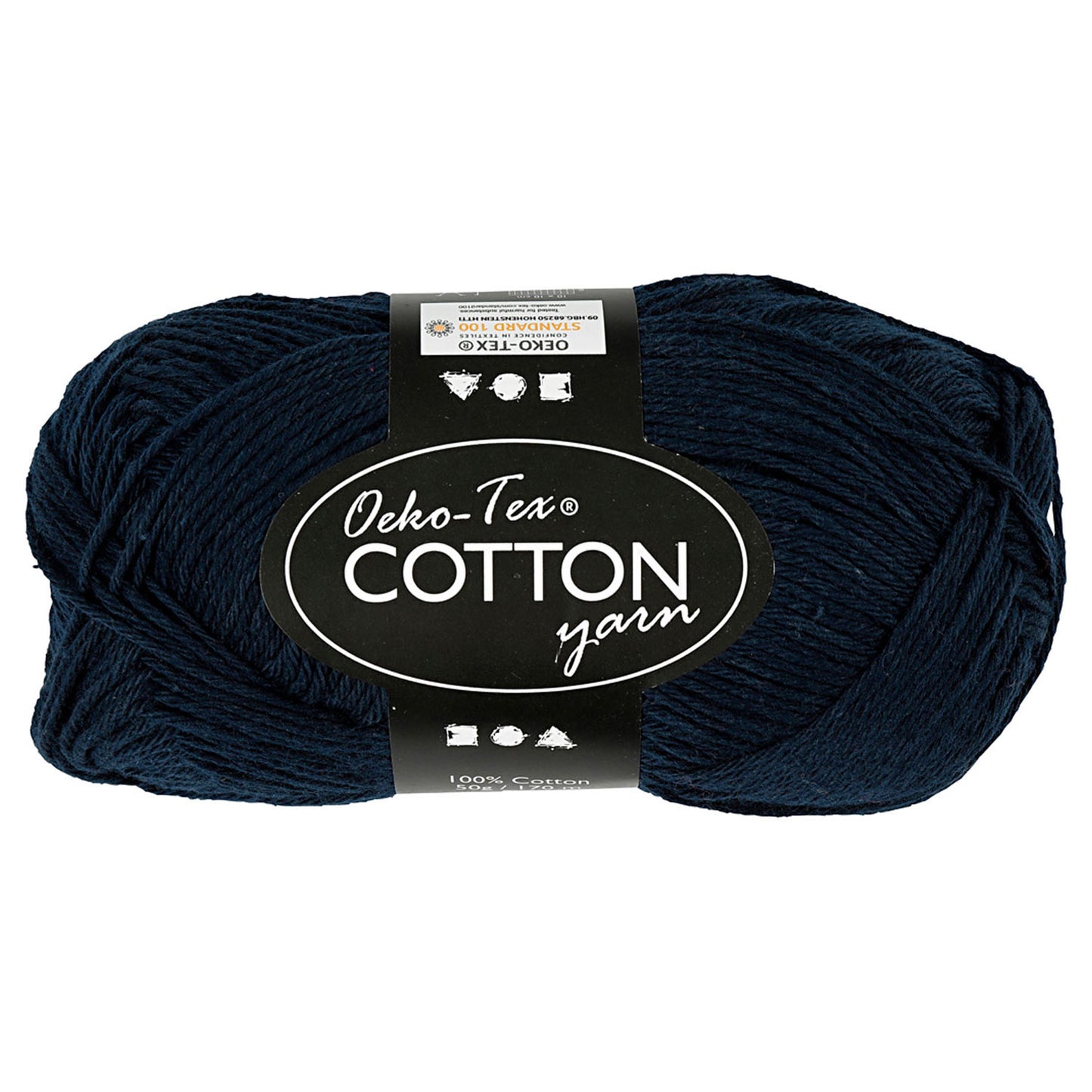 Creativ Company Katoengaren, donkerblauw, 50gr, 170m