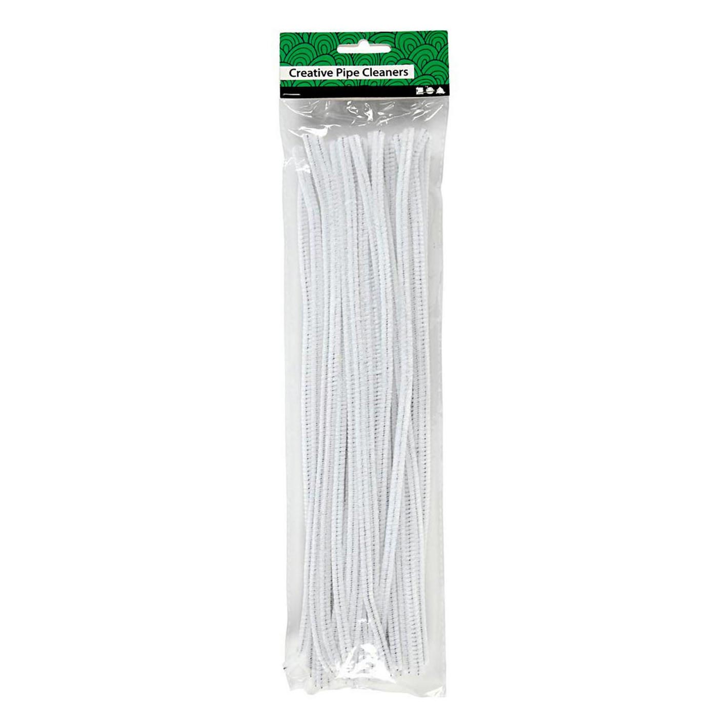 Creativ Company Chenille wit 30cm, 50st.