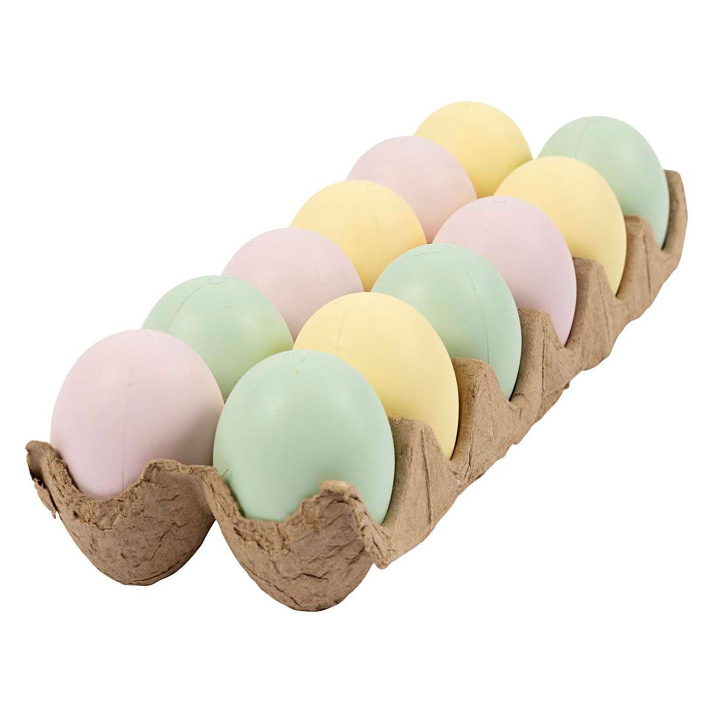 Creativ Company Plastic eieren pastel, 12st.